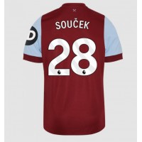 West Ham United Tomas Soucek #28 Hjemmedrakt 2023-24 Kortermet